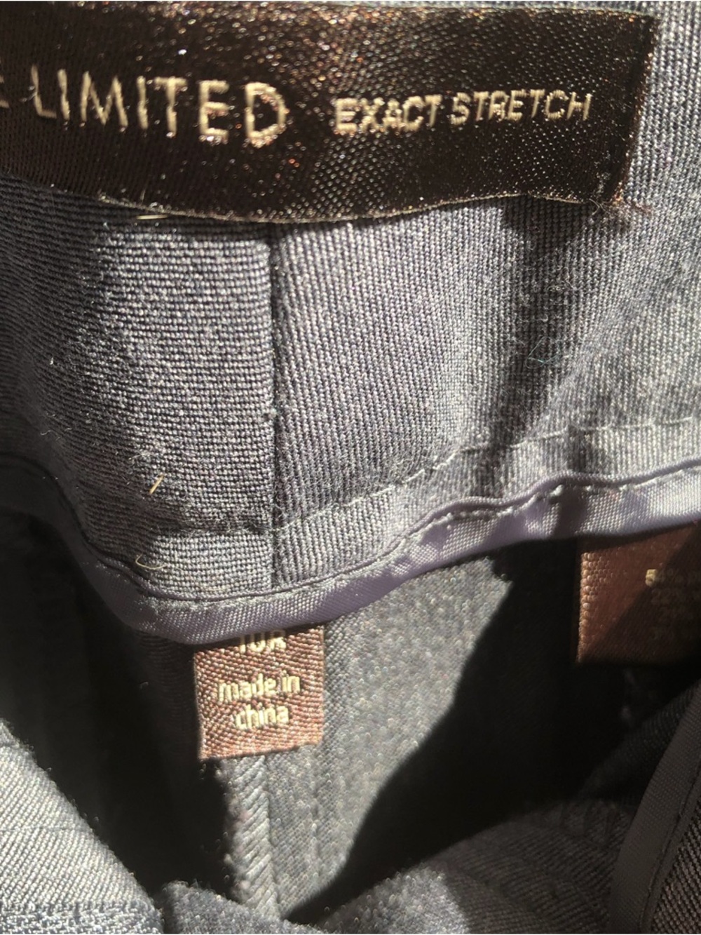 The Limited Gray Flare Trousers - Tailored Wide Leg —#135 - Picture 4 of 5